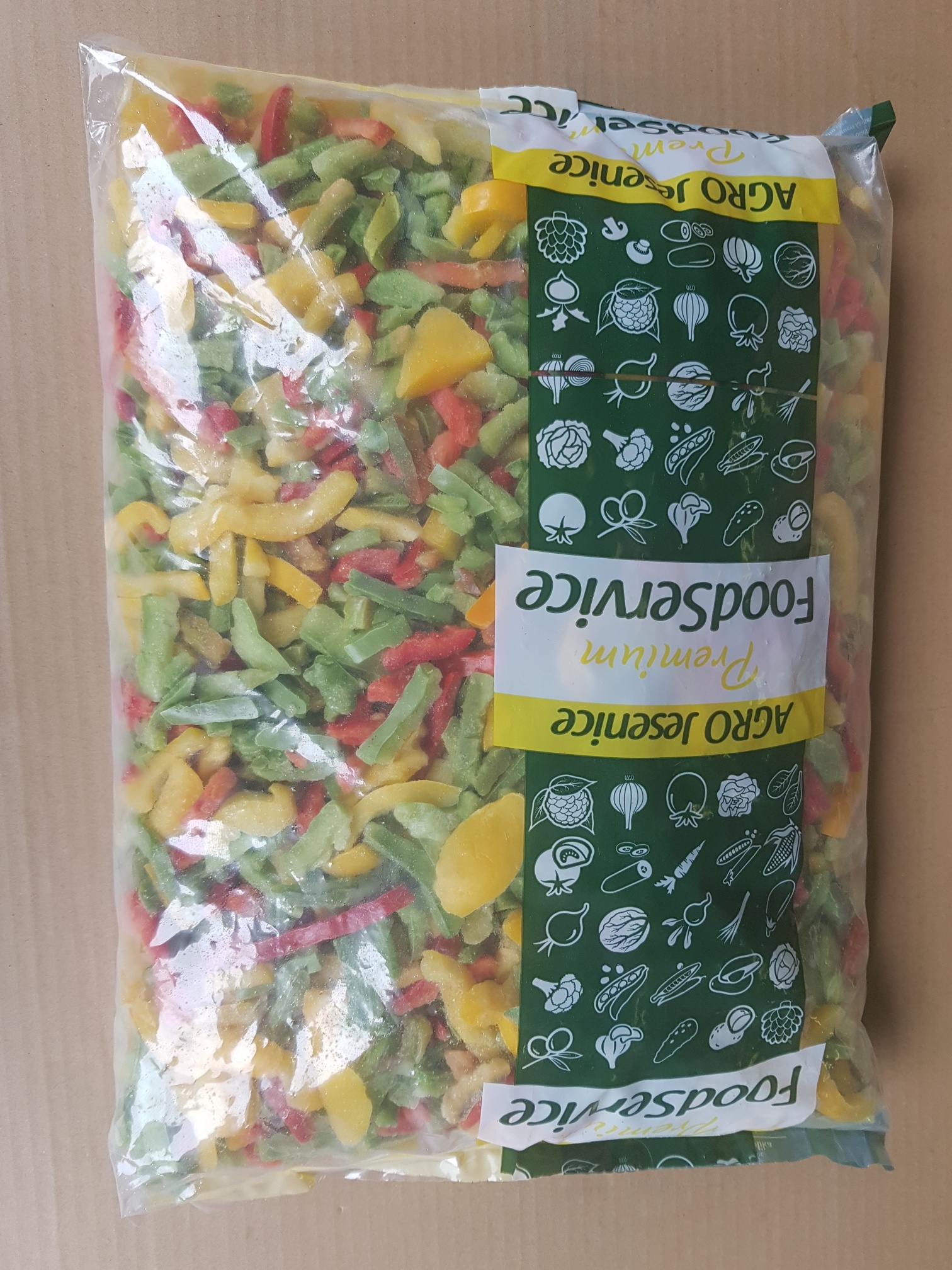 Paprika 3 mix krájená 2,5kg