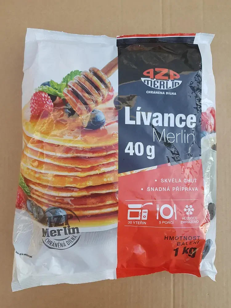 Lívance 40g/ks Merlin 1kg