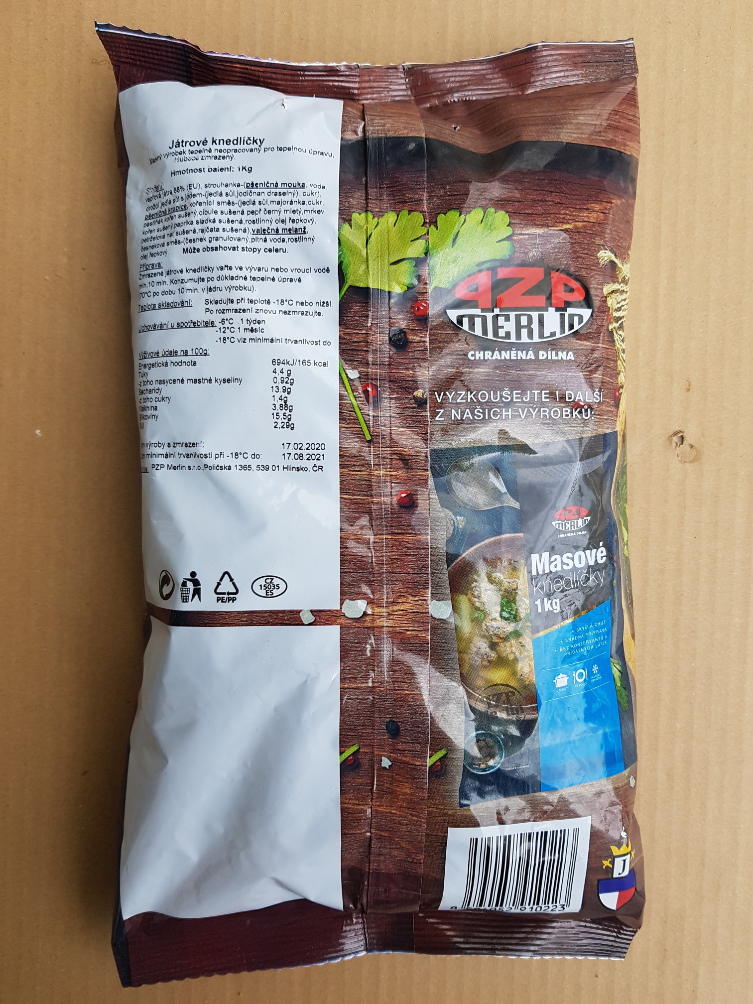 Játrové knedlíčky do polévky Merlin 14g/ks 1kg