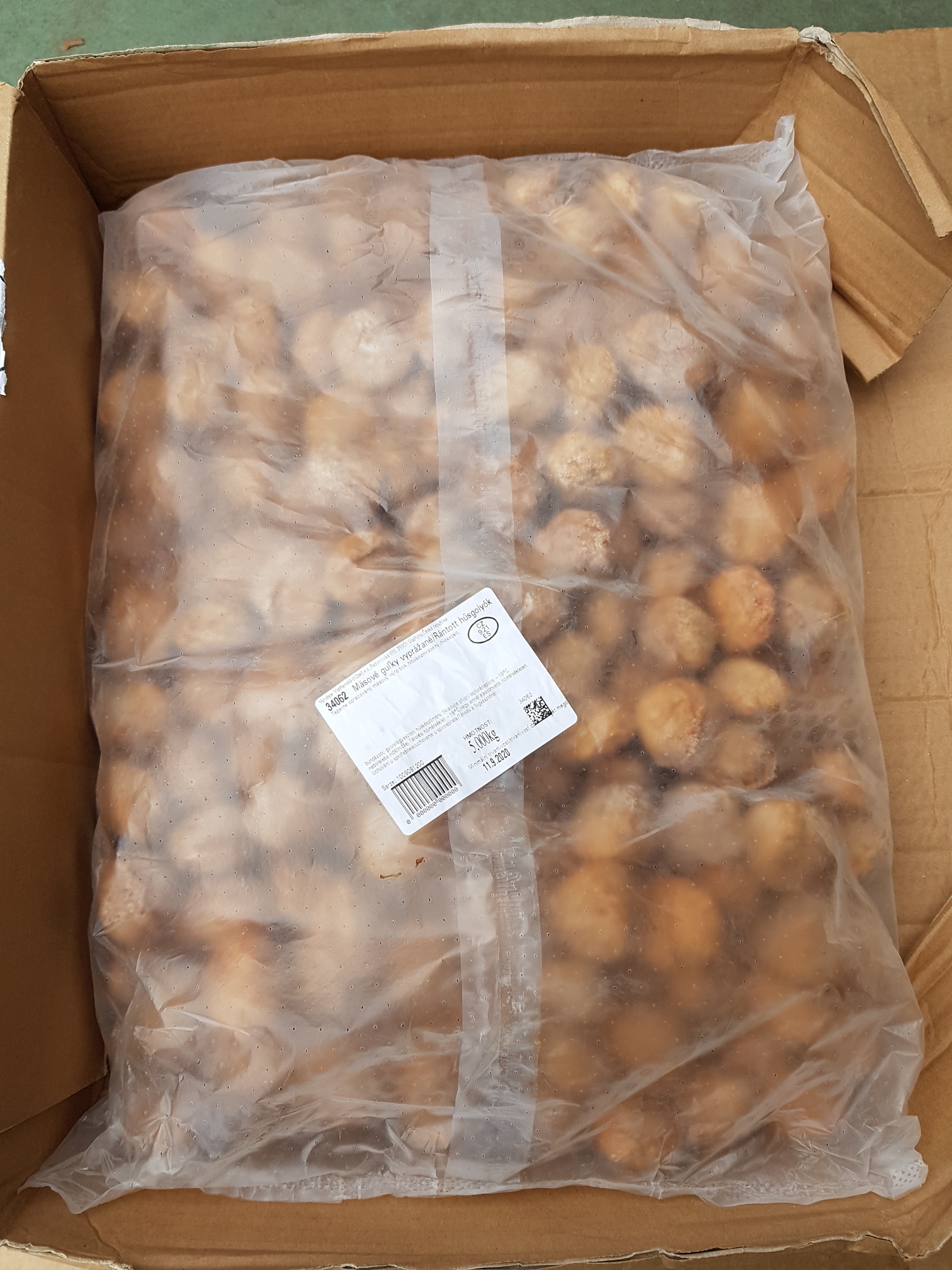 Kuřecí masové kuličky 20g/ks 5kg