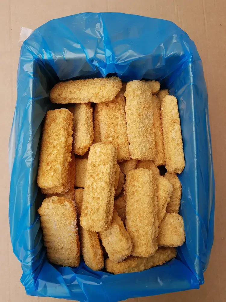 Obalovaný losos s hořčicí a medem  110g/ks 6kg/kar