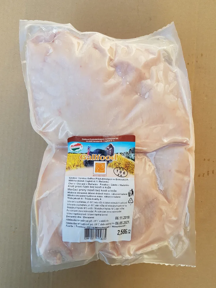 Krůtí prsa vak. cca 1,5kg