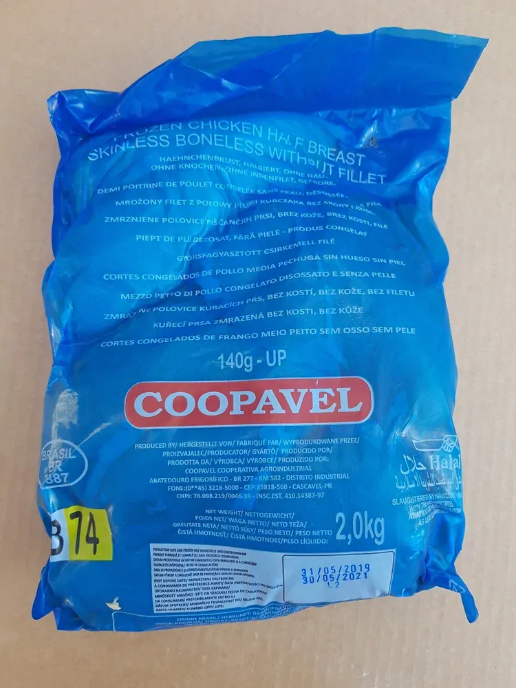 Kuřecí prsa natural Brazílie 2kg