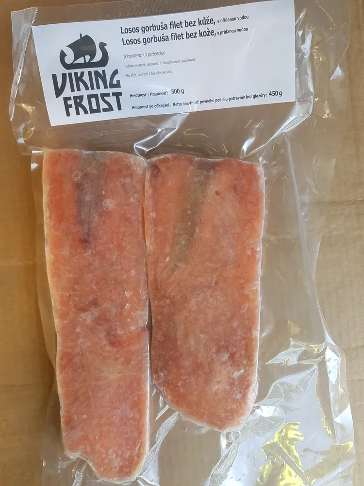 Losos porce bez kůže vak. 150g 7,5kg