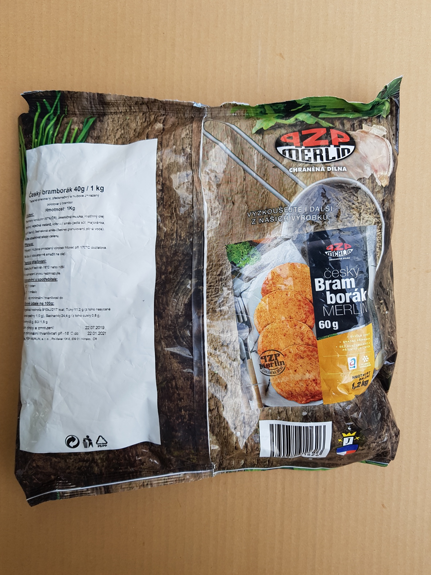Bramboráčky Merlin 40g/ks  1 kg