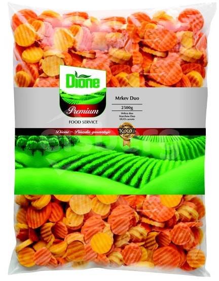 Mrkev DUO červená a žlutá 2,5kg