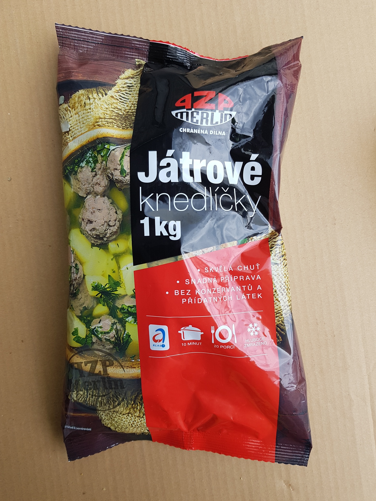Játrové knedlíčky do polévky Merlin 14g/ks 1kg