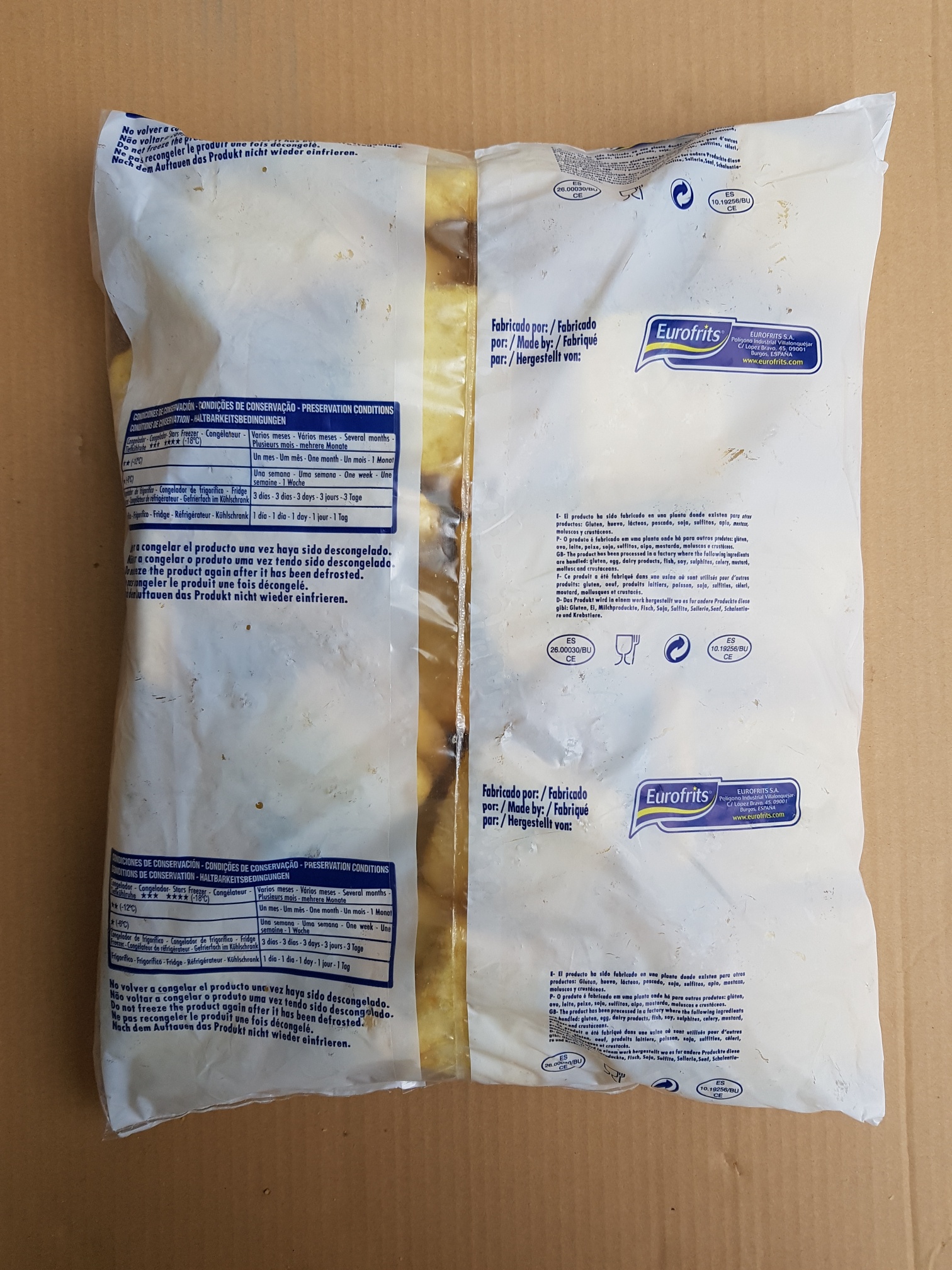 Obalované rybí filé v těstíčku 65g/ks svalovina Hejk 3kg