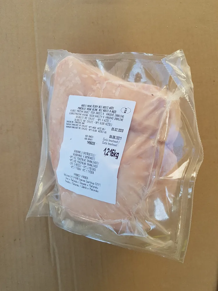 Krůtí prsa vak. cca 1,5kg