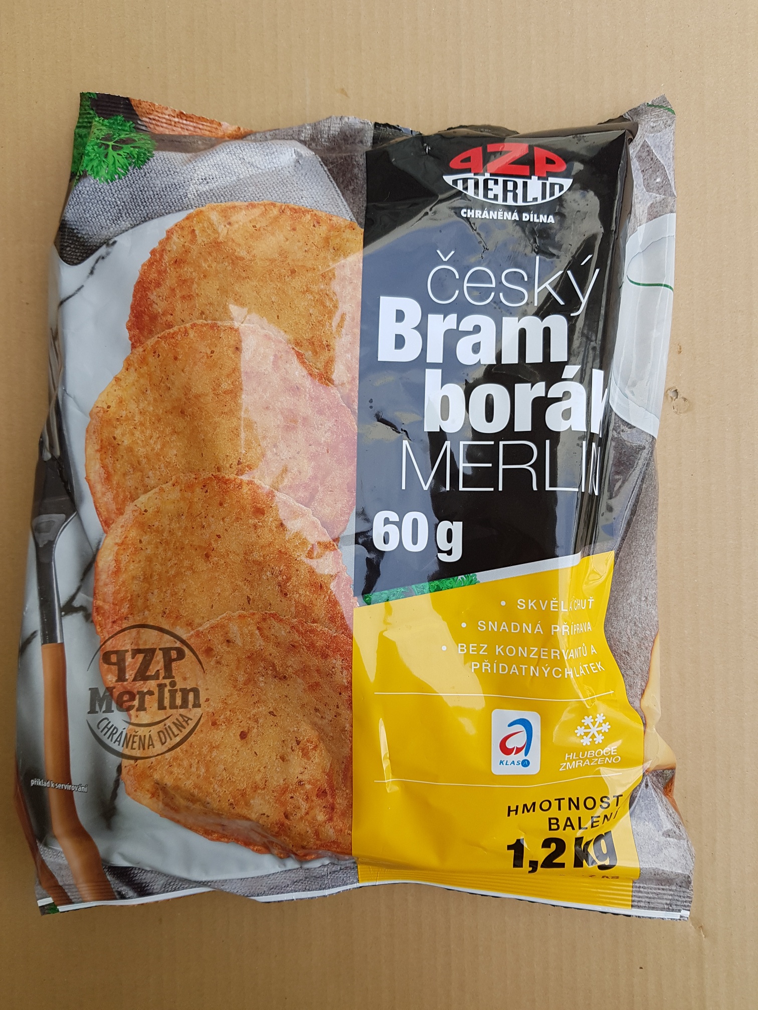 Bramboráčky Merlin 60g/ks  1,2kg