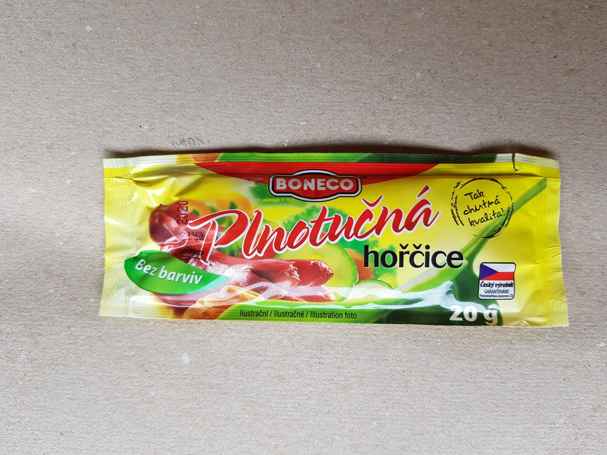 Hořčice plnotučná 100 x 20g