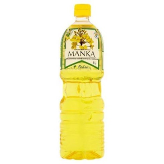Rostlinný olej řepkový Manka  1L